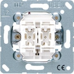 Фото Механизм управления приводами с блокировкой двухклавишный однотактный (кнопка) 10 А, 250 В~