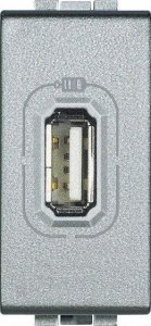 Фото Зарядное устройство USB 1,1A 250 В~, 1 модуль