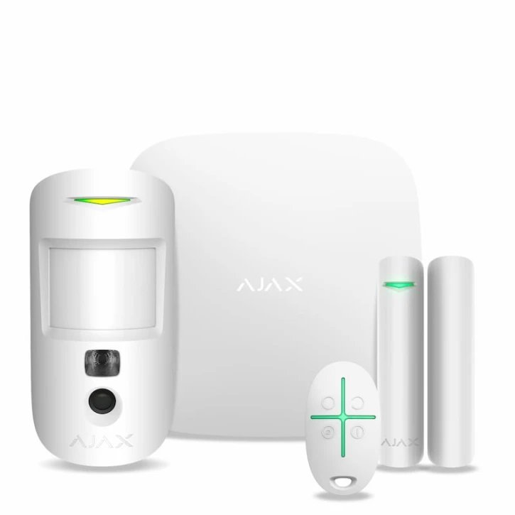 Фото Комплект охоронної сигналізації Ajax StarterKit Cam Plus (8EU) UA
