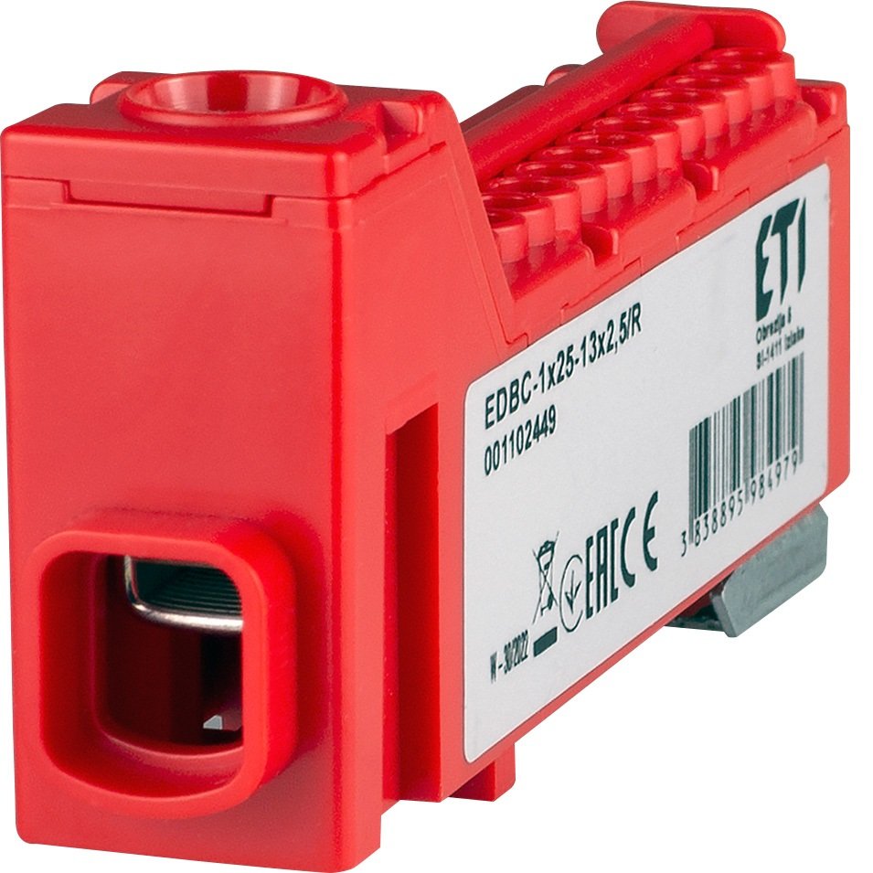Блок розподільчий EDBC-1x25-13x2,5 